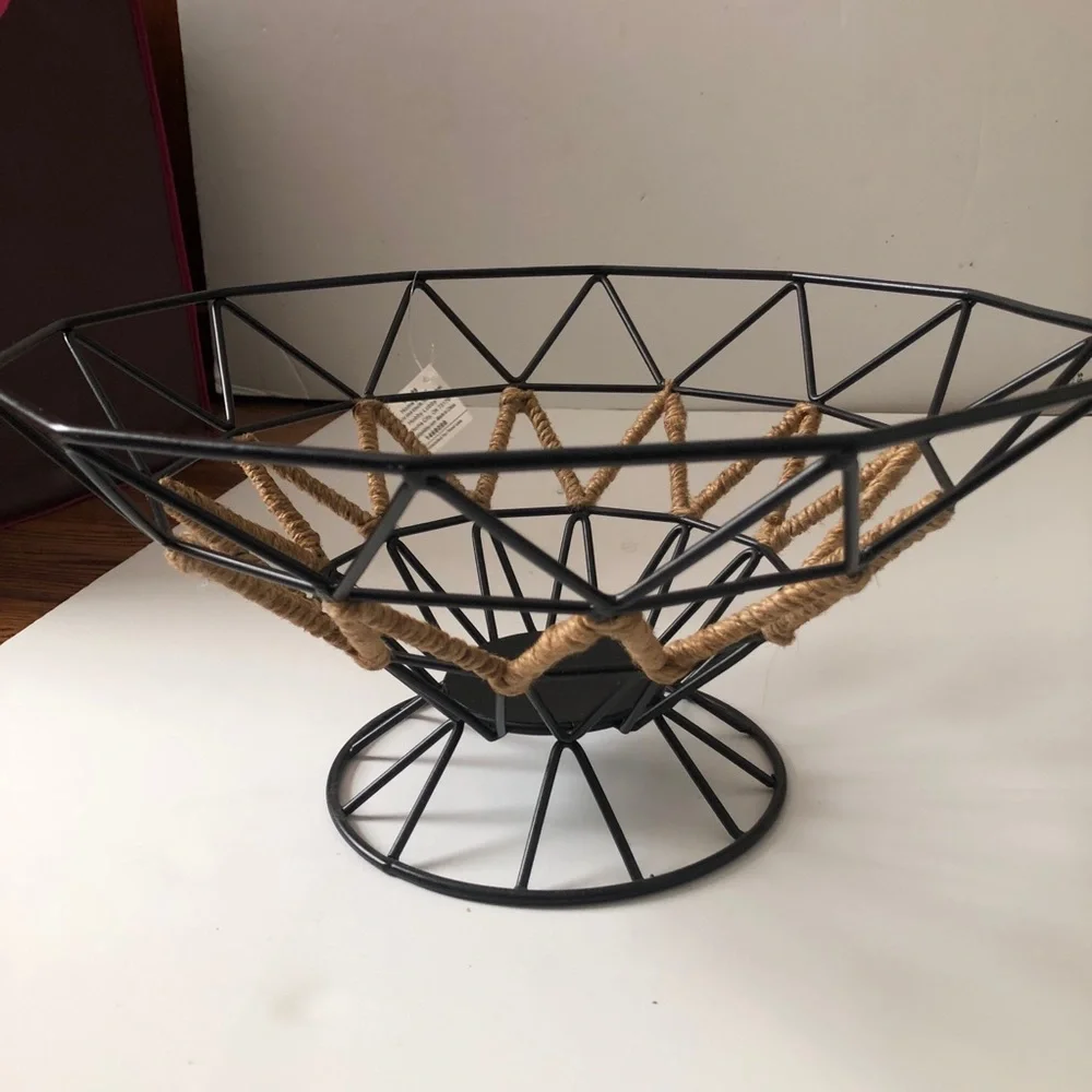Wire basket home decor